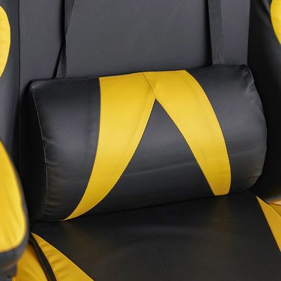 Lisbon High Back Gaming Chair - Black/Yellow - With 2-Year Warranty