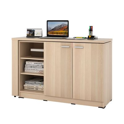 Guyana  Desk W/ 2 Door & Shelves  - Oak