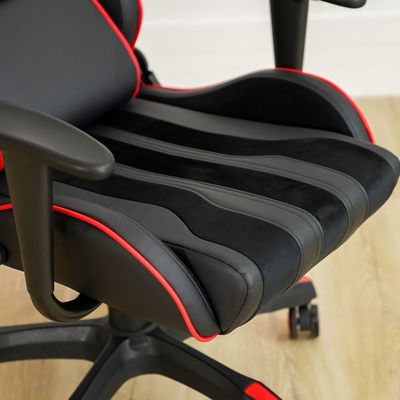 Rays High Back Gaming Chair - Black / Red