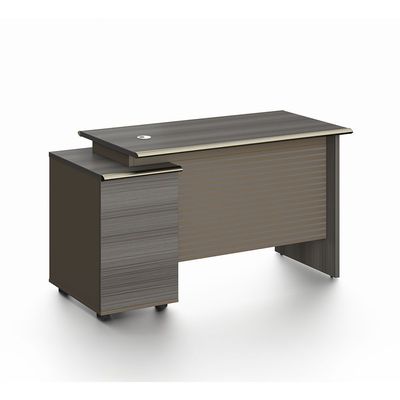 Eupen Office Desk - Grey - With 5-Year Warranty