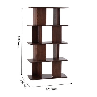 Alhamra Bookcase/Display Cabinet - Dark Brown