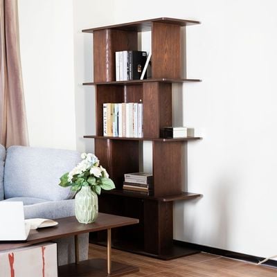 Alhamra Bookcase/Display Cabinet - Dark Brown