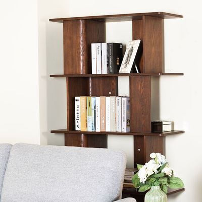 Alhamra Bookcase/Display Cabinet - Dark Brown