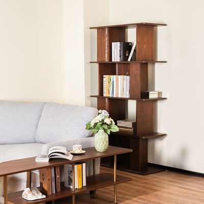 Alhamra Bookcase/Display Cabinet - Dark Brown