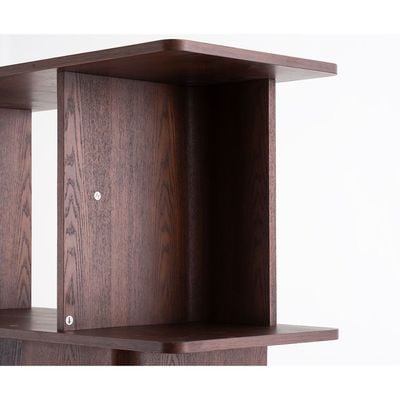 Alhamra Bookcase/Display Cabinet - Dark Brown