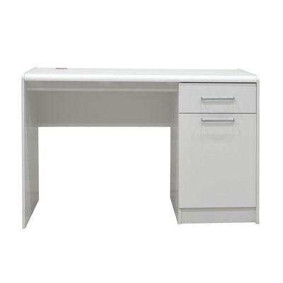 Supreme 1Door & 1Drawer Study Desk-White