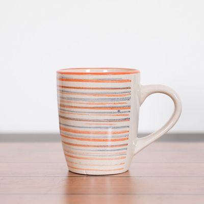 Warm Grey Stoneware 4 Pcs Mug Set 240 Ml Q93000030