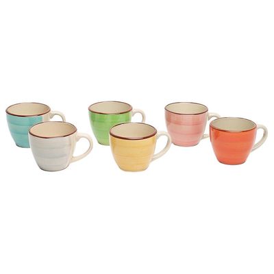 Glaze Stoneware 6 Pcs Espresso Cup Set 90 MLQ93000050