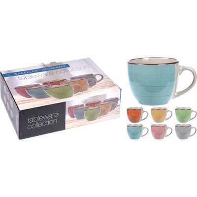 Glaze Stoneware 6 Pcs Espresso Cup Set 90 MLQ93000050