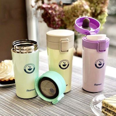 Aquamarine Double Wall Vacuum Travel Mug 320Ml - 9635