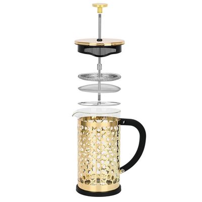 Fissman Borosilicate Glass French Press Coffee Maker Arabica 1000ml