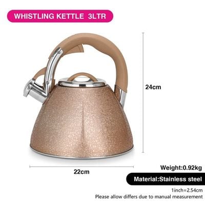 Fissman Whistling Kettle Goldy 3.0 Ltr