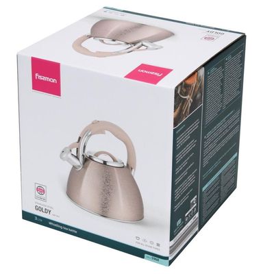 Fissman Whistling Kettle Goldy 3.0 Ltr