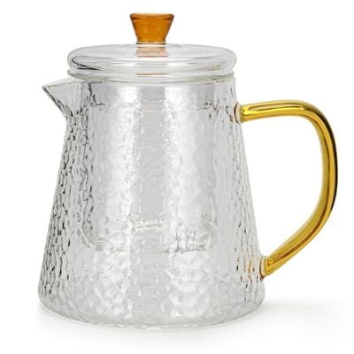 Fissman Tea Pot 600 Ml With Glass Filter (Borosilicate Glass)