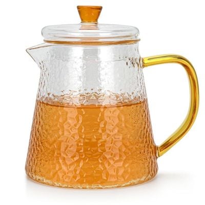 Fissman Tea Pot 600 Ml With Glass Filter (Borosilicate Glass)