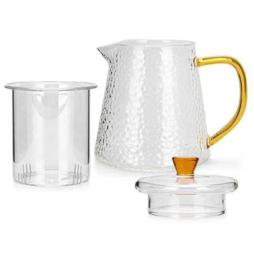 Fissman Tea Pot 600 Ml With Glass Filter (Borosilicate Glass)
