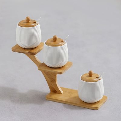 Princess 4-Piece Porcelain Condiment Set 32.8 x 9.5 x 11.5 Cm 350 Ml 