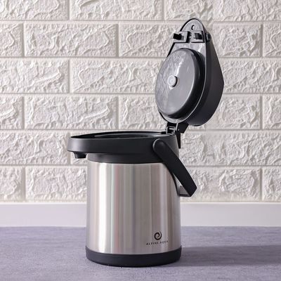Alpine Aqua Sheep Head Stainless Steel Airpot 201 S/S Inner Silver 2.5 L