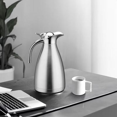 Thermal Stainless Steel Vacuum Flask Silver 2.0 L