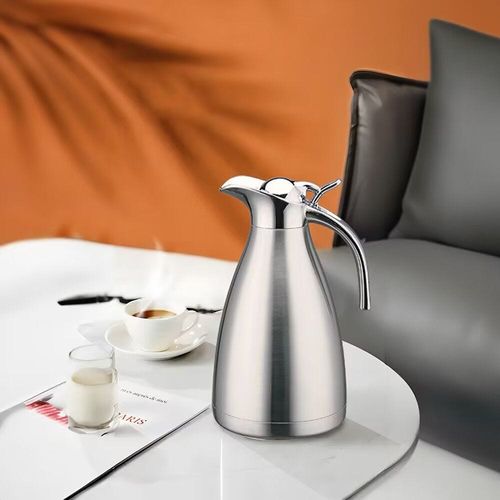 Thermal Stainless Steel Vacuum Flask Silver 2.0 L