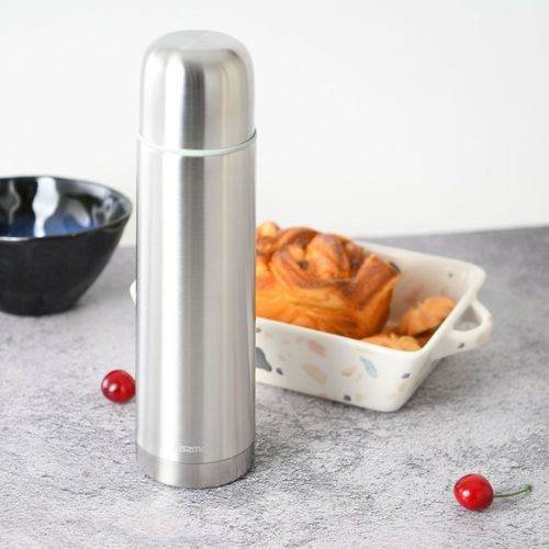 Fissman Double Wall Vacuum Flask - Stainless Steel - 1000 ml 