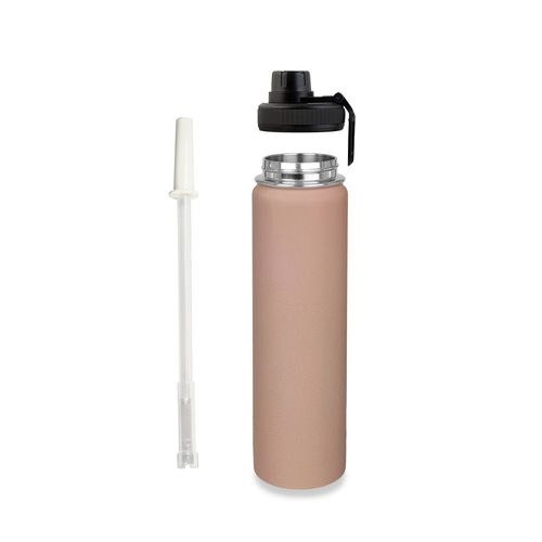 Luscious Double Wall Stainless Steel Vacuum Sports Bottle - Pink - 750 ml