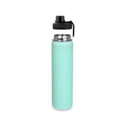 Luscious Double Wall Stainless Steel Vacuum Sports Bottle - Turquoise - 750 ml