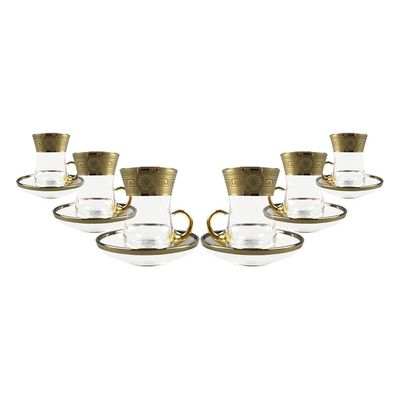 Sylvania 12Pcs Tea Glass Set 100 CC - 62561 W/H