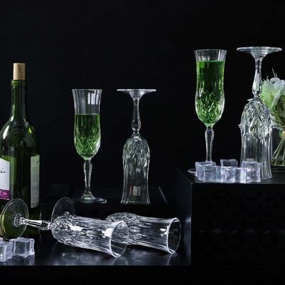 RCR Opera 6-Piece Crystal Glass Champagne Flute Set- 13Cl