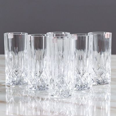 RCR Opera 6-Piece Crystal Glass Hi Ball Tumbler Set - 35Cl