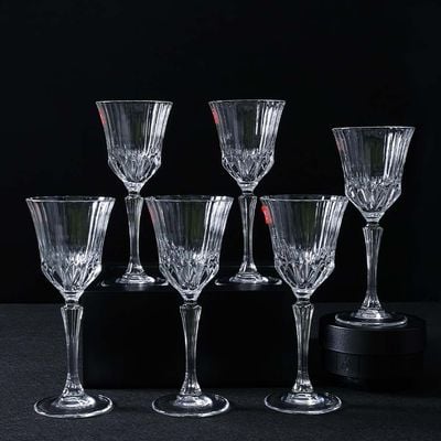 RCR Adagio 6-Piece Crystal Glass Wine Goblet Set -22CI