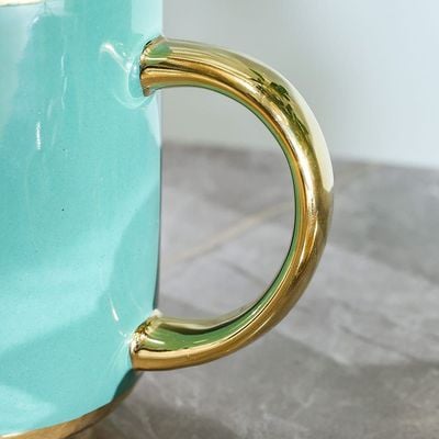 Danube Premium New Bone China Mug Green 440Ml