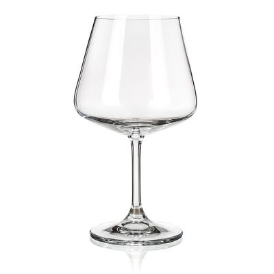 Maison Forine 4-Piece Burgundy Wine Crystal Glass Set -565 Ml 