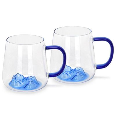 Fissman 2-Piece Cup Set 400ml (Heat Resistant Glass)