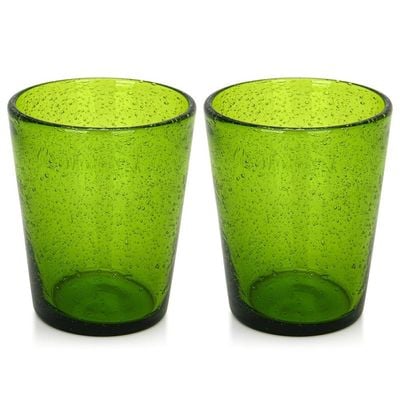 Fissman 2-Piece Tumbler Glass Set 330ml(Solid Glass)