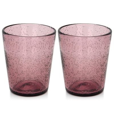 Fissman 2-Piece Tumbler Glass Set 330ml (Solid Glass)