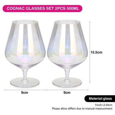 Fissman 2- Piece Cognac Glasses Set 500ml (Glass)