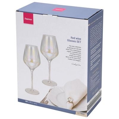 Fissman 2- Piece Red Wine Glasses Set 500ml (Glass)