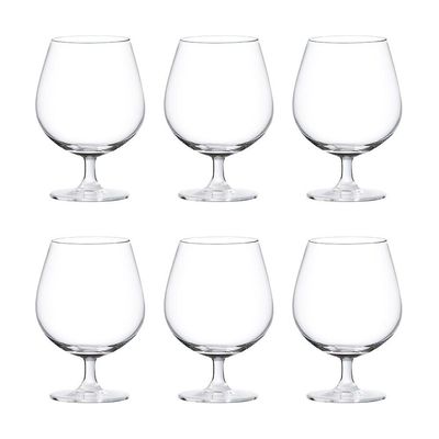 Ocean 6-Piece Madison Cognac Glass Set 650Ml