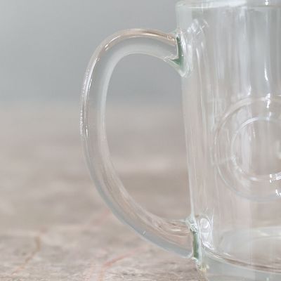 Mysteva 4-Piece Glass Coffee Mugs Set ,340Ml