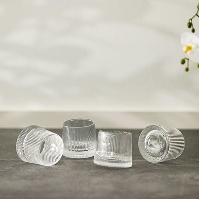 Mysteva 4-Piece Tumbler Glass Set, 380ml