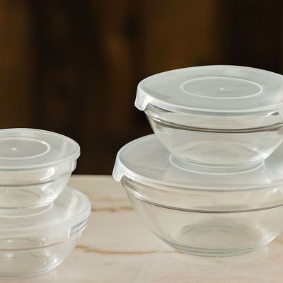 Danube Essential 5-Piece Glass Mixing Bowls with Lid