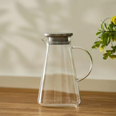 Danube Essential Glass Jar with Metal Lid - 1800 ml