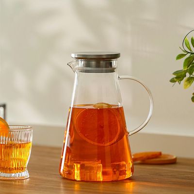 Danube Essential Glass Jar with Metal Lid - 1800 ml