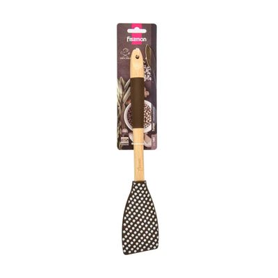 Chefs-Tool Baking Turner W/ Wooden Handle Choc Brown - SE-764