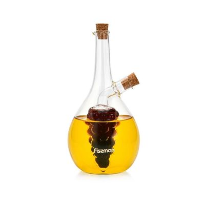 Fissman Oil & Vinegar Bottle 40/450ml 2-In-1 (Borosilicate Glass)