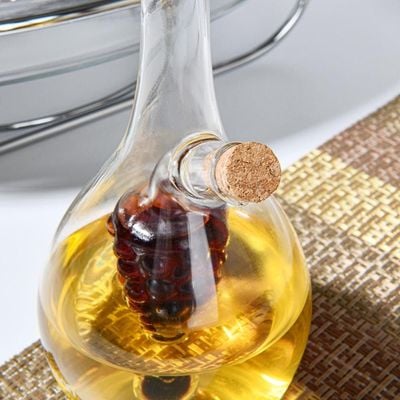 Fissman Oil & Vinegar Bottle 40/450ml 2-In-1 (Borosilicate Glass)