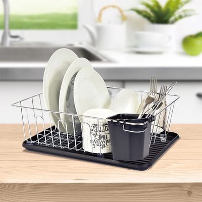 Atticus Dish Rack Chrome 32X36.2X12HCM