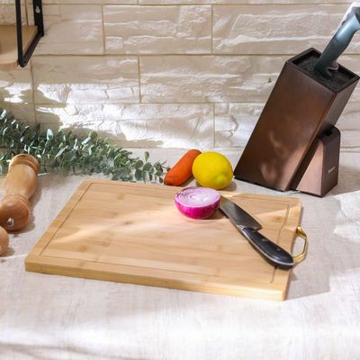 Loretta Bamboo Chopping Board Beige 42X30X1.8CM