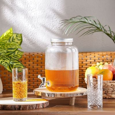 Adrian Glass Dispenser Jar 4L